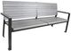 CabanaCoast® Customizable Landing Aluminum Outdoor 3 Seater Bench-0