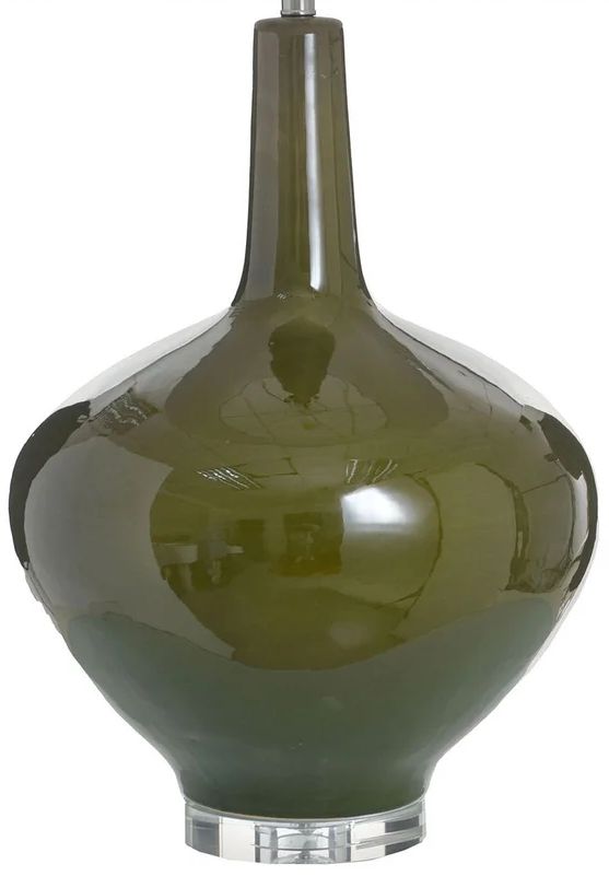 Harp & Finial® Cline Olive Table Lamp-1
