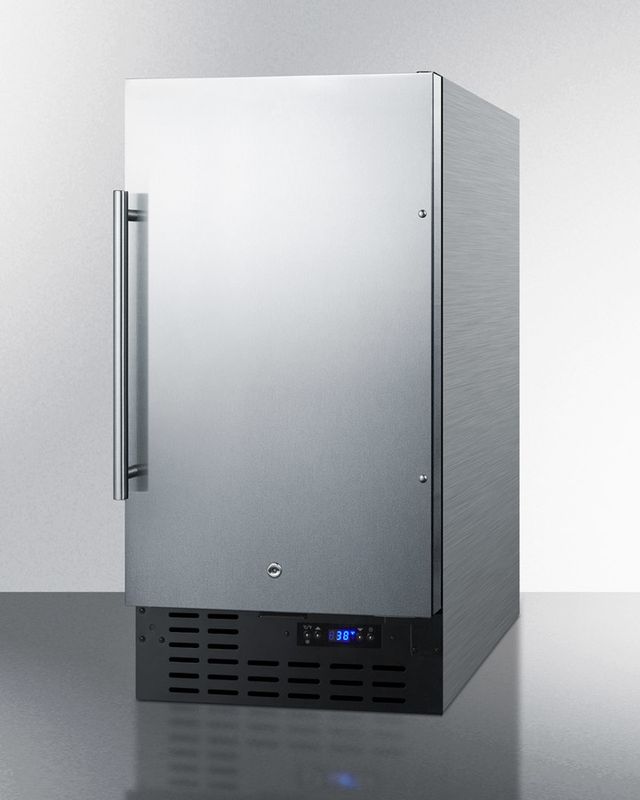 Summit® 2.7 Cu. Ft. Stainless Steel Under the Counter Refrigerator-3