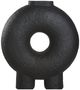Renwil® Ezra Glazed Textured Matte Black Vase-1