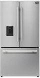 FORNO® Aosta Series Alta Qualita 36" 22.4 Cu. Ft. Stainless Steel Counter Depth French Door Refrigerator-0