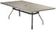 Homecrest™ Outdoor Living Customizable Shadow Rock Aluminum/Stone Rectangular Outdoor Dining Table-0