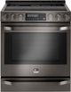 LG Studio 29.94" Black Stainless Steel Slide in Electric Range-0