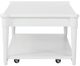 Bernards Citrus Heights White Cocktail Table with Caster-3