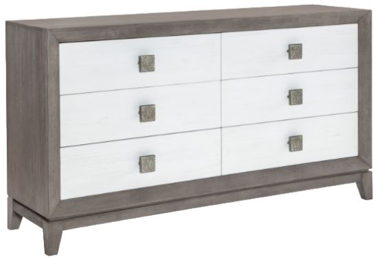 Legacy Classic Terra Luna Nightfall/White Cloud 6-Drawer Dresser-0