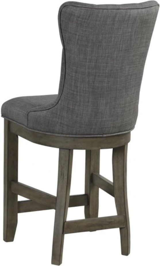 Bernards Hartford Gray Upholstered Counter Stool-2