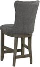 Bernards Hartford Gray Upholstered Counter Stool-3