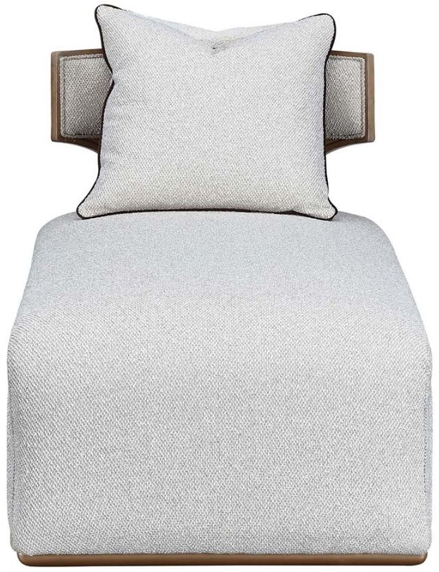 Michael Amini® West Kensington Sea Salt Caramel Chaise-1