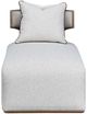 Michael Amini® West Kensington Sea Salt Caramel Chaise-1