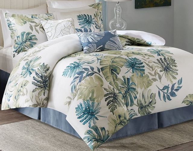 Olliix by Harbor House 6 Piece Multi King Lorelai Cotton Printed Comforter Set-0