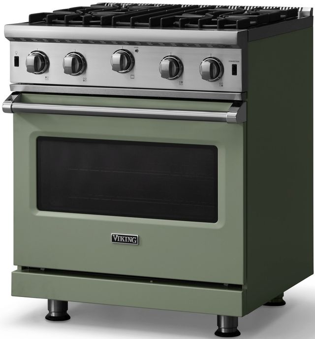 Viking® 5 Series 30" Eucalyptus Liquid Propane Pro Style Gas Range-2