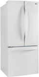 LG 21.8 Cu. Ft. White French Door Refrigerator-2