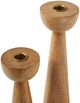 Renwil® Laurier 2-Piece Light Brown Candle Holder-2