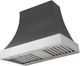 AGA Cascade 36" Slate Wall Mounted Range Hood  with Polished Chrome Trim-0