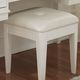 Liberty Furniture Stardust Iridescent White Youth Vanity Bench-4