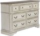Liberty Furniture Magnolia Manor 5-Piece Antique White/Gray/Weathered Bark King Bedroom Set-5