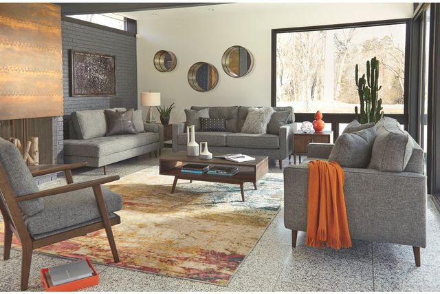 Ashley® Zardoni Charcoal Accent Chair-3