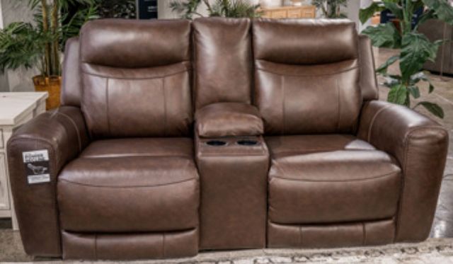 Signature Design by Ashley® Gravier Cordova Power Reclining Loveseat with Console-1