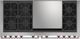 Wolf® 60" Stainless Steel Pro Style Dual Fuel Range-2