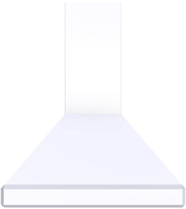 Vent-A-Hood® 36" White ARS Duct-Free Euro-Style Island Range Hood-0
