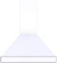 Vent-A-Hood® 36" White ARS Duct-Free Euro-Style Island Range Hood-0
