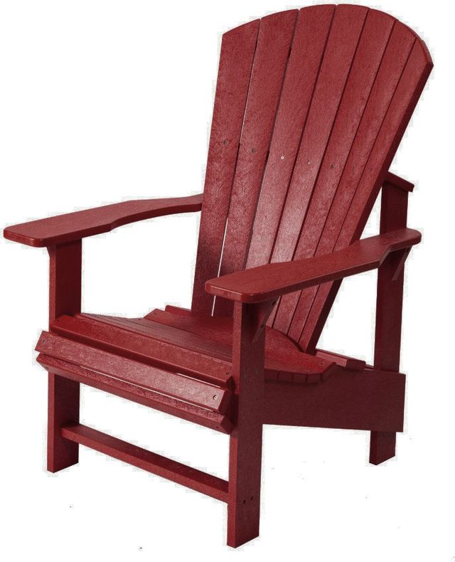 C.R. Plastic Generation Line Burgundy Upright Adirondack-1
