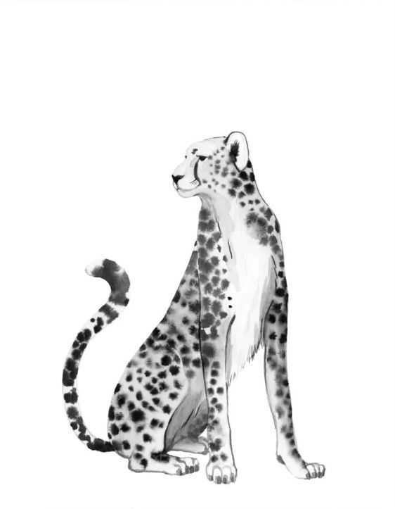 Classy Art Chrome Cheetah II by Grace Popp Wall Art-2