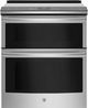 GE Profile™ 30" Stainless Steel Slide-In Electric Double Oven Convection Range-0