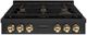 ZLINE Paramount Series Autograph Edition 30" Black Stainless Steel Gas Cooktop with Polished Gold Accents-0