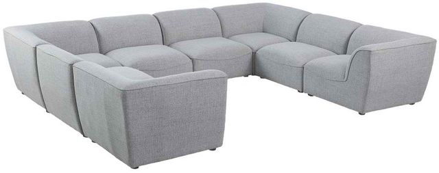 Meridian Furniture Miramar 8-Piece Grey Modular Sectional Set-0