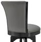 Armen Living Raleigh Gray 26" Swivel Counter Stool-4