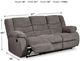 Signature Design by Ashley® Tulen Gray Reclining Sofa-2