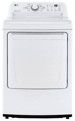 LG 7.3 Cu. Ft. White Front Load Electric Dryer