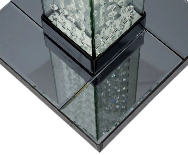 Michael Amini® Montreal™ Mirrored Slender Floor Lamp-2