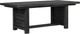 Magnussen Home® Plum Creek Ravenwood Black Trestle Dining Table with 1 Leaf-0