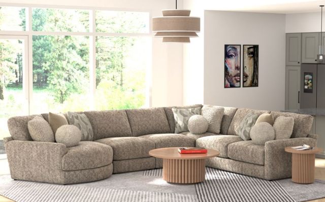 Jackson Furniture Turner 5-Piece Mushroom Sectional-1