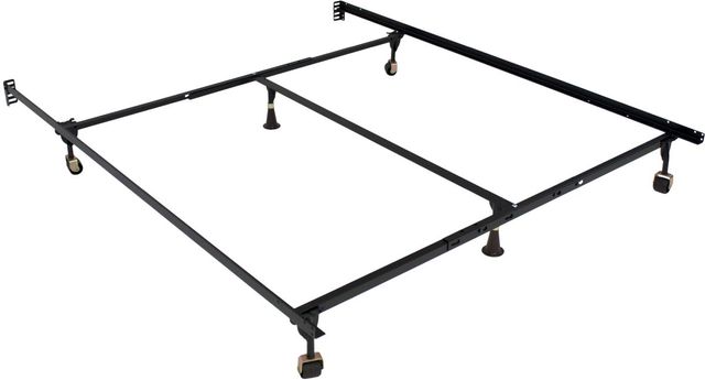 Home By Hollywood Atlas-Lock Keyhole Twin/Full/Queen with Center Support Bed Frame with Rollers-0