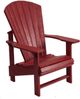 C.R. Plastic Generation Line Burgundy Upright Adirondack-0