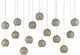 Currey & Company Giro Rectangular Multi-Drop Painted Silver Pendant Lighting-0