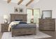 Vaughan-Bassett Yellowstone Dapple Gray King American Dovetail Storage Panel Bed-3