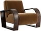 Four Hands Montez Surrey Ochre/Umber Mappa Burl Chair-0