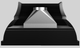 Vent-A-Hood® Designer Series 54" Black Wall Mounted Range Hood-4