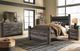 Signature Design by Ashley® Wynnlow Gray Queen Poster Bed-2