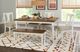 Powell® Willow 6-Piece Honey Brown/Vanilla White Dining Set-1