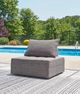 Signature Design by Ashley® Bree Zee Brown Aluminum/Fabric Outdoor Lounge Chair with Cushion-3