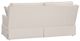 Fairfield® Customizable Kelly Skirted Sofa with Two Knife-Edge Backs over Two Seats-2