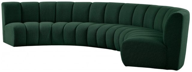 Meridian Furniture Infinity 5-Piece Green Modular Sectional Set-2