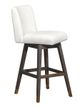 Armen Living Basila Gray Oak Swivel Bar Stool-2