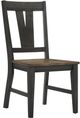Intercon Harper Brushed Brown/Pecan Splat Back Side Chair-0