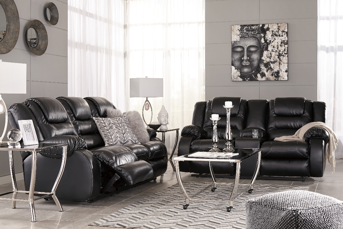 Signature Design by Ashley Vacherie Reclining Sofa Sides Furniture Bedding Dora AL